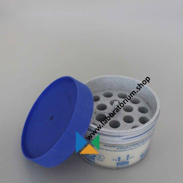 Diepvriesdoos NALGENE Mr Frosty 18 plaatsen voor 1-2 ml buizen, 125x86 mm