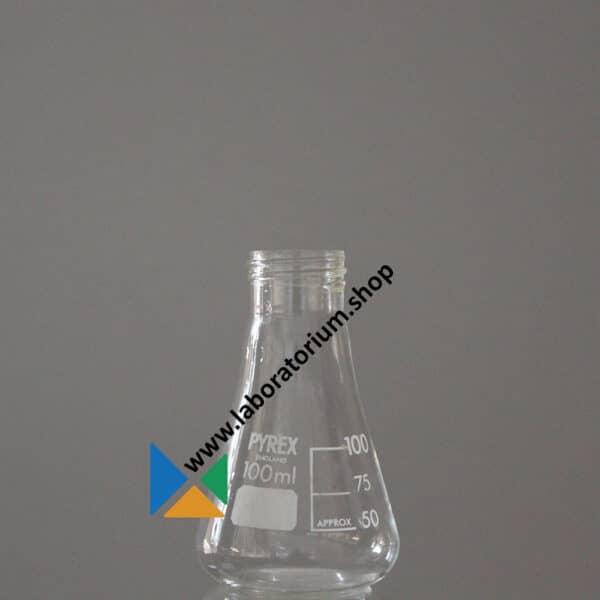 PYREX Erlenmeyer met schroefdraad, zonder schroefdop