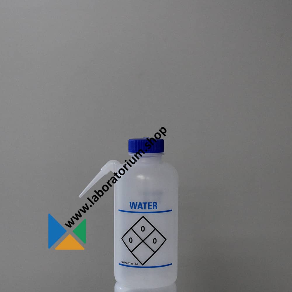 Fisherbrand Veiligheidsspuitfles 500 mL brede hals, LDPE, Water