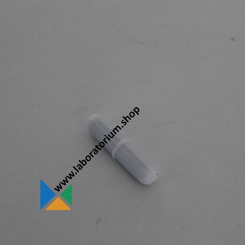 Magnetische roervlo type pivot ring, PTFE gecoat, wit