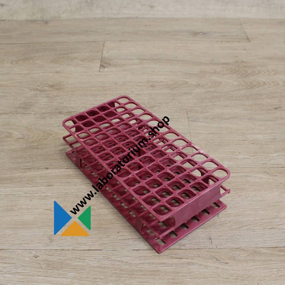 Heathrow Reageerbuisrek voor buizen tot 16 mm - POM - 6x12 vakken - magenta