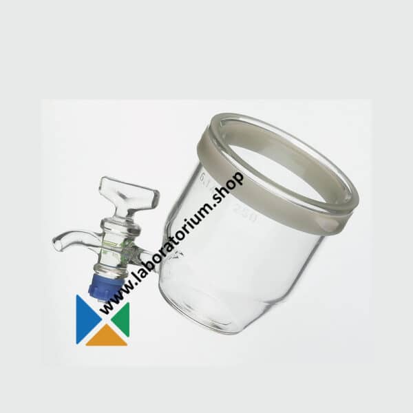 Metrohm 6.1417.250 Titration vessel 50-150 ml with outlet valve - Titratievat met kraan